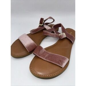 Rampage Women's Shoes Sandals Pink‎ Suede Size 8.5